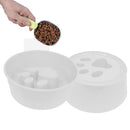 Premium Melamine & Stainless Steel Non-Slip Pet Bowl for Dogs