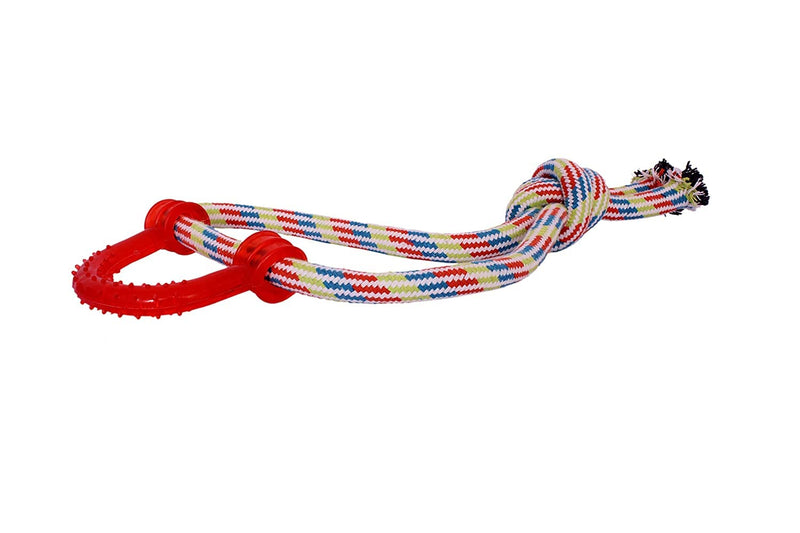 Emily Pets Chew Rope Toys,Durable Braided Cotton Rope Toys for Puppy/Cat Teeth Cleaning (Multicolour)