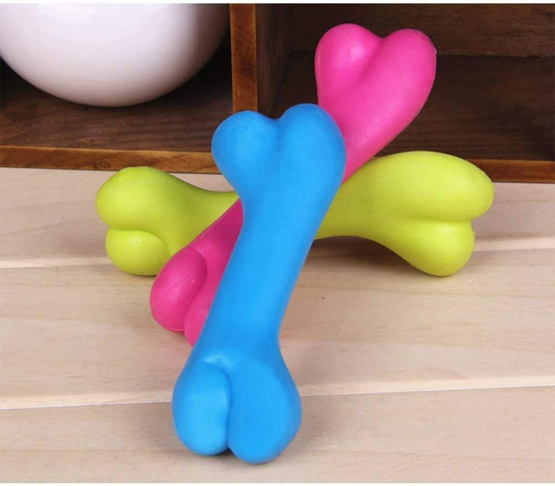 Natural Rubber Bones Toy Dog Chew Toys Durable Bone for Dog's Playing