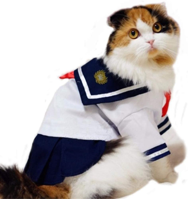 Lulala Skirt Navy Captain Suit For Pets