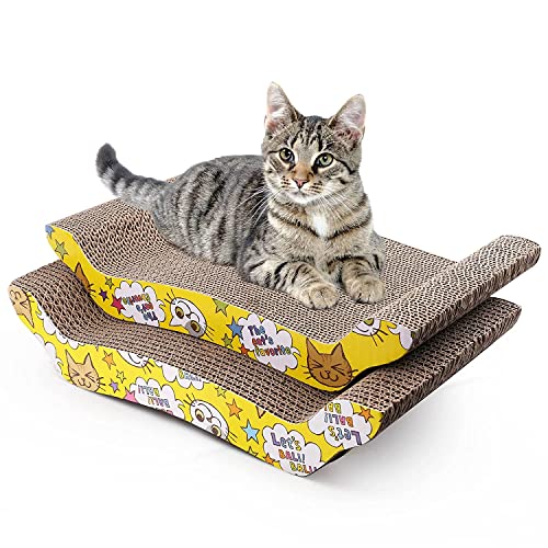 Emily Pets Flat Shape Cat Scratch for Furniture Protection Scratch Board for Sweet Cats