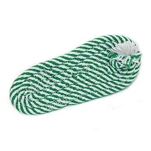 Pet Bites Rope Slipper Toys - Pet Cotton Rope Toys (Green)