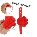 Dog Grooming Brush: Soothing Shampoo Bath Brush for Dogs and Cats