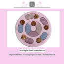 Interactive Feeder Bowl Dog Slow Feeder Puzzle Toy Dog Play Hide and Seek IQ Food Training Game for Pet Dogs Puppy Cats