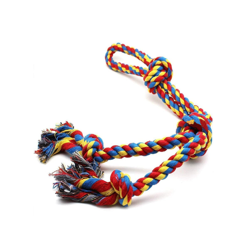Emily Pets Indestructible Tug of War Durable Chew Rope Toys(Colour May Vary)