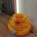 Emily Pets Interactive Tower of Tracks Stacked Play Station Cat Toy with Balls