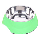 Colorful Melamine Dog Bowl with Non-Skid Silicone Base