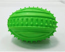 Rubber Spike Chewing & Playing Ball with Sound for Dog