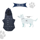 Cool Hoodie Dog Summer Denim Dress | T-Shirt Tees For Pets (Blue,XS,S,M,L,XL)