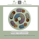 Interactive Feeder Bowl Dog Slow Feeder Puzzle Toy Dog Play Hide and Seek IQ Food Training Game for Pet Dogs Puppy Cats