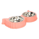 Removable Stainless Steel Anti-Slip Food and Water Bowl for Pets