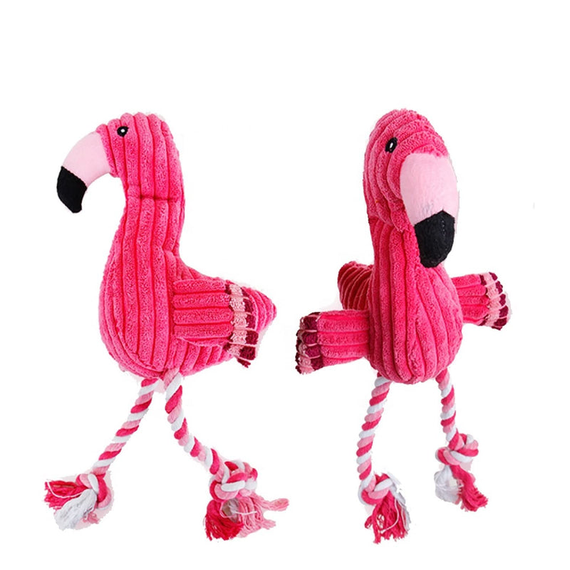 Emily Pets Animals Cartoon Dog Toys Stuffed Squeak Sound Toy Fit for Dog