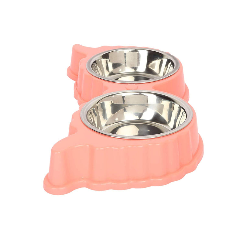 Emily Pets Stainless Steel Removable Anti Slip Food and Water Dog Bowl for Dog and Cat