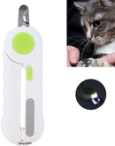 LED Pet Nail Clipper with Filer for Cats & Dogs