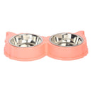 Removable Stainless Steel Anti-Slip Food and Water Bowl for Pets
