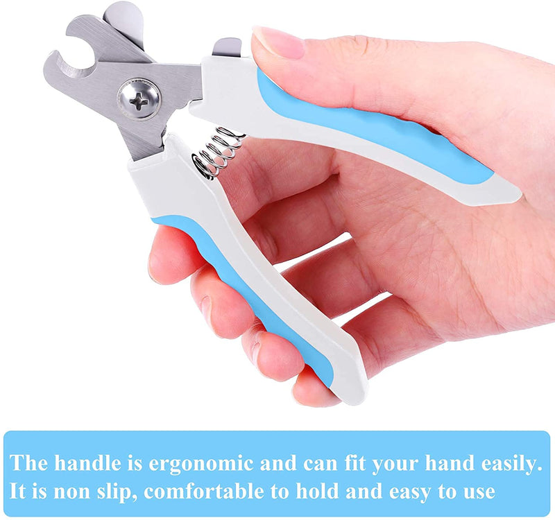 Nail Clippers for Dogs- with Free Nail File - Razor Sharp Blades -Perfect for Pets