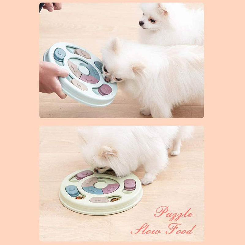 Interactive Feeder Bowl Dog Slow Feeder Puzzle Toy Dog Play Hide and Seek IQ Food Training Game for Pet Dogs Puppy Cats