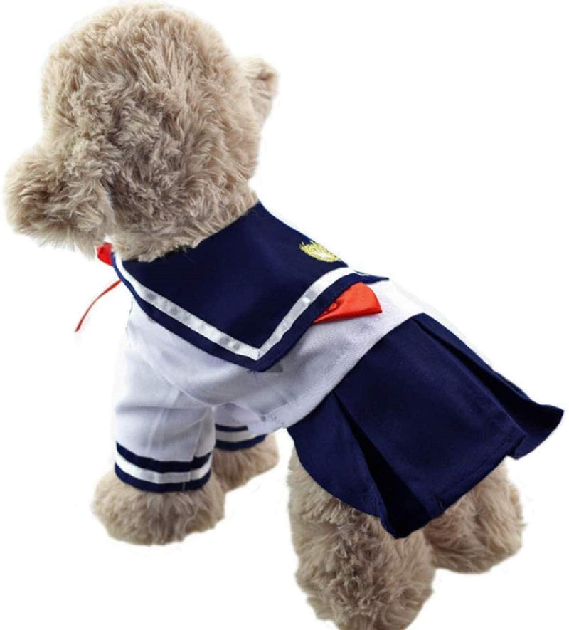 Lulala Skirt Navy Captain Suit For Pets