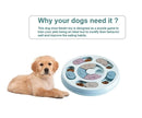 Interactive Feeder Bowl Dog Slow Feeder Puzzle Toy Dog Play Hide and Seek IQ Food Training Game for Pet Dogs Puppy Cats