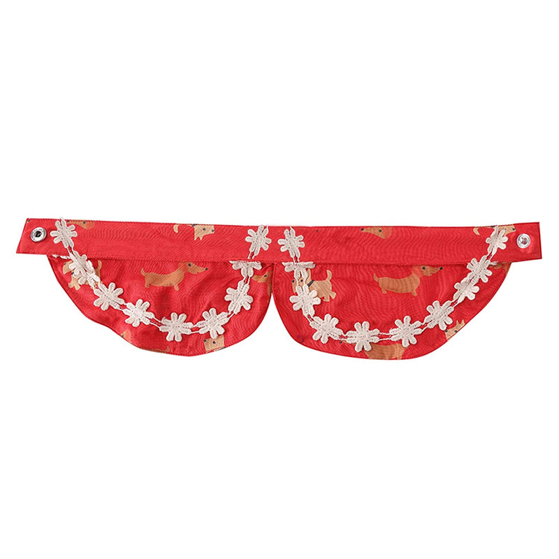 Lulala Wedding Birthday Party Dog Bandana Collar Bow Ties For Pets(S,M,L,Red)