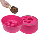 Premium Melamine & Stainless Steel Non-Slip Pet Bowl for Dogs