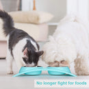 Premium Stainless Double Dog Bowls Ideal for Small Pets