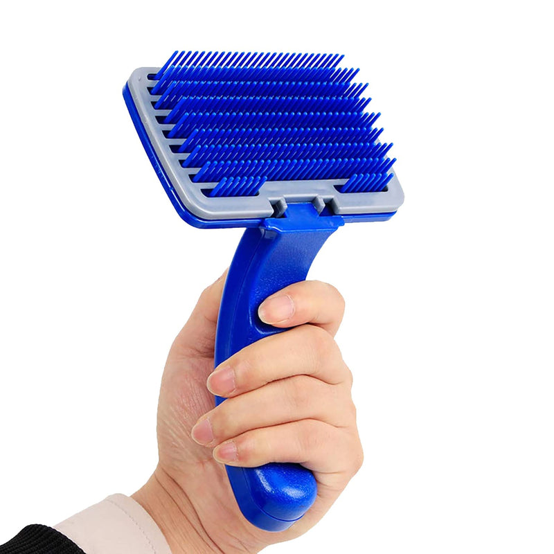 Self-Cleaning Grooming Slicker Brush Comb For Pets (Small)