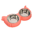 Removable Stainless Steel Anti-Slip Food and Water Bowl for Pets