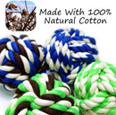 Natural Interactive Cotton Balls for Dogs (4-Pack)