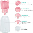 Portable Plastic Dog Water Bottle - Small (350ml) / Large (500ml)