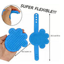 Dog Grooming Brush: Soothing Shampoo Bath Brush for Dogs and Cats