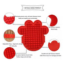 Dog Grooming Brush: Soothing Shampoo Bath Brush for Dogs and Cats