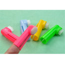 Dental Cleaning Toothbrush Set - 2 Finger Brushes (Multicolor)