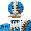 Dog Tooth Cleaning Rubber Toy with Food Dispensing Feature