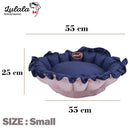 Round Reversible Dog Bed Premium Comfort Pet Cuddler