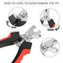 Professional Pet Nail Clipper with Safety Guard and Nail File