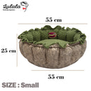 Round Reversible Dog Bed Premium Comfort Pet Cuddler