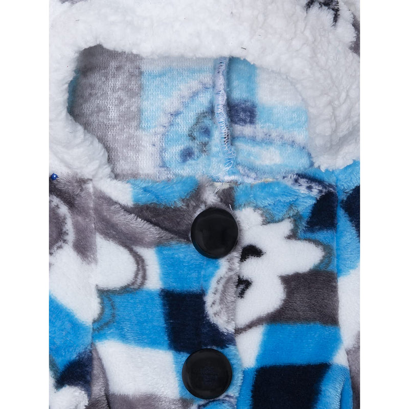 Lulala Soft Pet Hoodie Costume Dress Warm Pet Pajamas Clothes For Pets (Pink,Blue) XS,S,M,L,XL