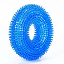 Large Spike Squeaky Ring Chew Toy for Dogs (Color Varies)