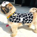 Leopard Print Velvet Jacket for Dogs