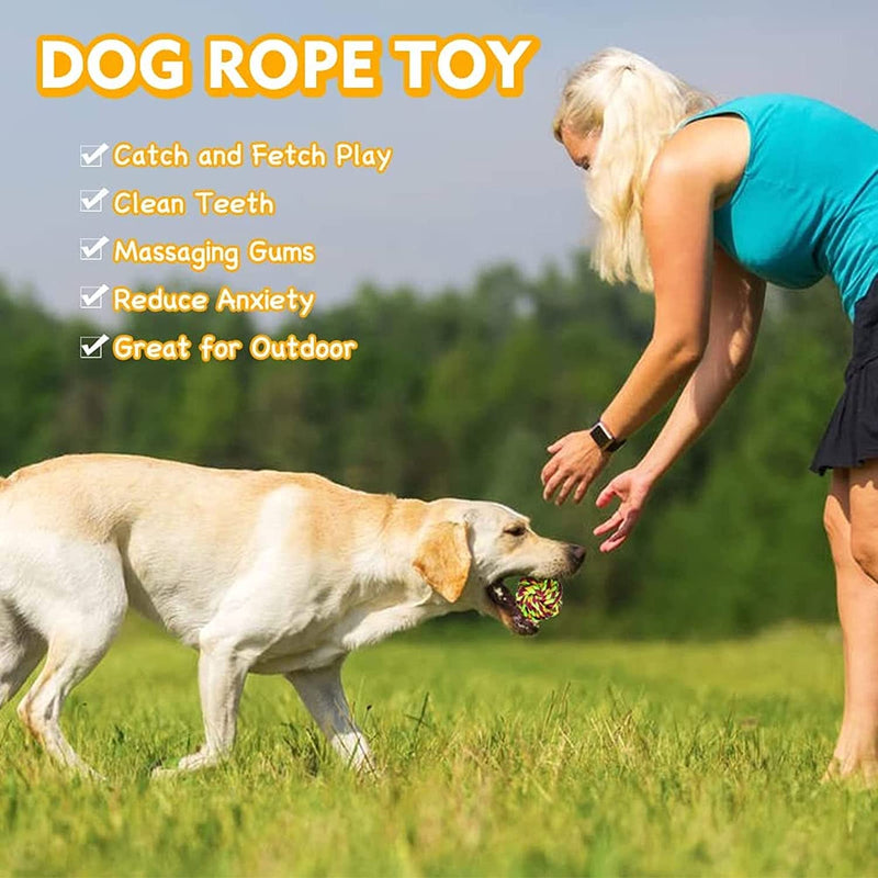 Ball Rope Toy For Medium And Larger Breed
