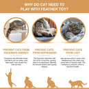 Modern Cat Wand Toy With Bell & Tassel Fun Cat Toy