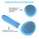 Pet Grooming Brush with Self-Cleaning Function