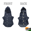 Cool Hoodie Dog Summer Denim Dress | T-Shirt Tees For Pets (Blue,XS,S,M,L,XL)