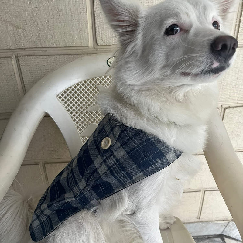 Lulala Winter Jacket for Dog, Cat  (GREY&WHITE) XS,S,M,L,XL