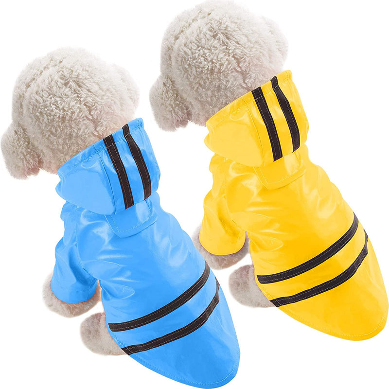 Raincoat For Pets ( yellow- Blue)