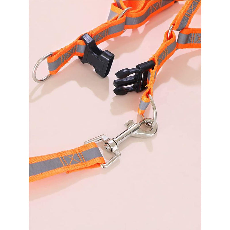 Nylon Strip Reflective Dog Harness Leash(Blue ,Green ,Orange ,Red)