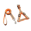 Nylon Strip Reflective Dog Harness With Leash