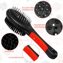 Double-Sided Pet Slicker Brush for Dogs and Cats