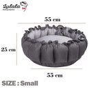 Round Reversible Dog Bed Premium Comfort Pet Cuddler